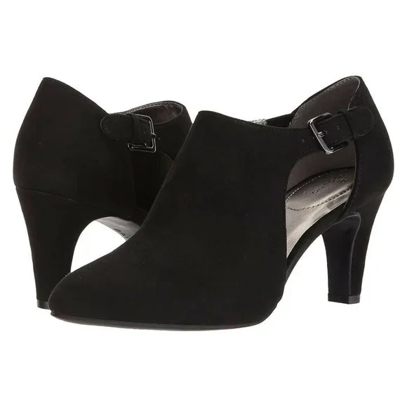 Bandolino Wardell Women’s Faux Suede Black Pumps 9 M US 25033009-9×0 NWOB - Picture 1 of 3